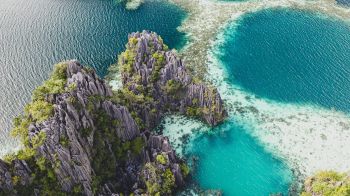 Philippines, lagoon Wallpaper 3840x2160
