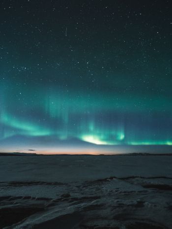 aurora borealis, night Wallpaper 1668x2224