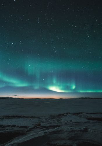 aurora borealis, night Wallpaper 1668x2388