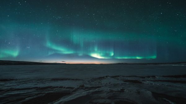 aurora borealis, night Wallpaper 2048x1152