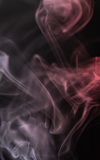 smoke, silhouette, outline Wallpaper 1752x2800