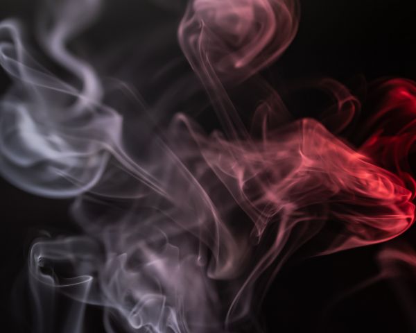 smoke, silhouette, outline Wallpaper 1280x1024