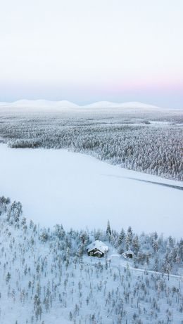 snowy expanses, winter Wallpaper 640x1136