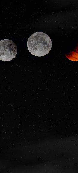 moon, starry sky Wallpaper 720x1600