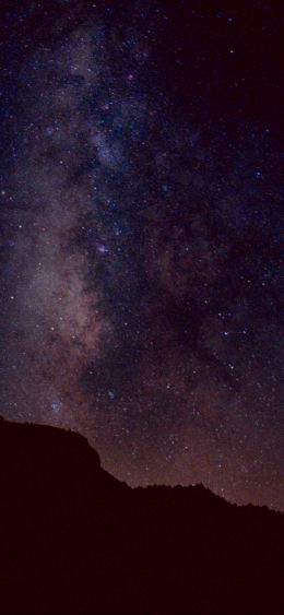 milky way, starry night Wallpaper 1080x2340