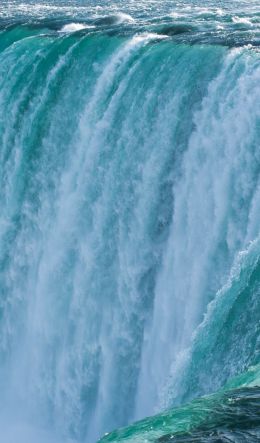 waterfall, water, blue Wallpaper 600x1024