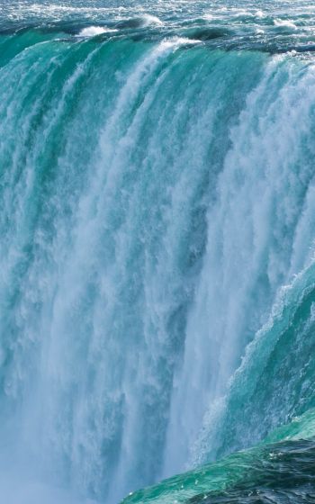 Обои 800x1280 водопад, вода, голубой