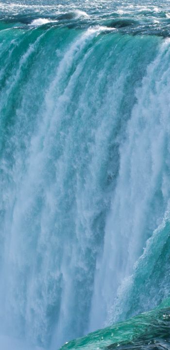 waterfall, water, blue Wallpaper 1080x2220