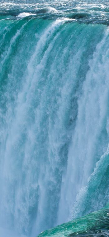 waterfall, water, blue Wallpaper 1080x2340