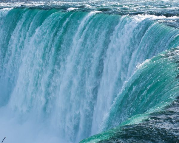 waterfall, water, blue Wallpaper 1280x1024