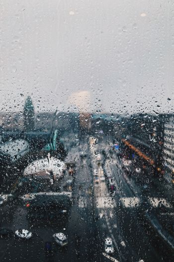 rain, drops Wallpaper 640x960