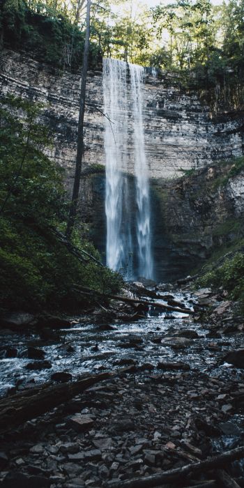 Tewes Falls, waterfall, landscape Wallpaper 720x1440