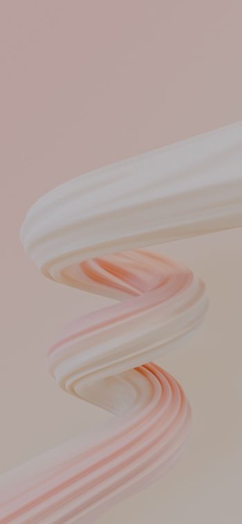 spiral, gentle, pink Wallpaper 828x1792