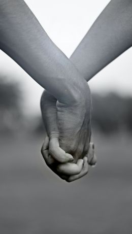 hand in hand, pair Wallpaper 640x1136