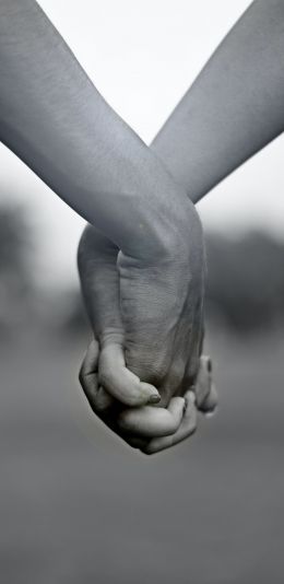 hand in hand, pair Wallpaper 1440x2960