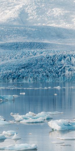 ice, mountains, water Wallpaper 720x1440