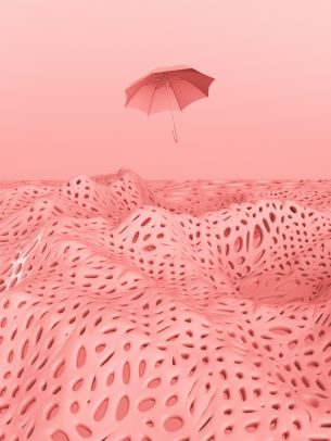 3D modeling, graphics, umbrella Wallpaper 3000x4000