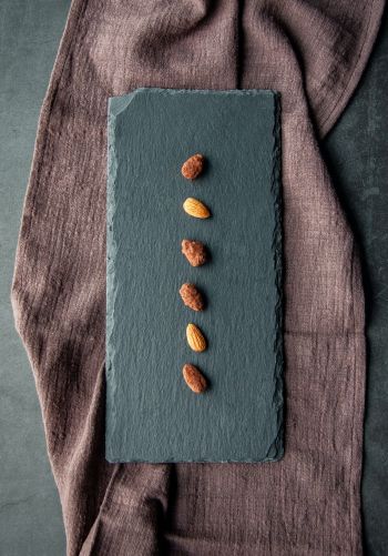 nuts, almond, minimal, aesthetics Wallpaper 1668x2388