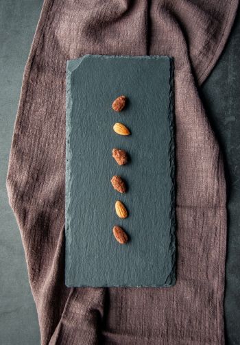 nuts, almond, minimal, aesthetics Wallpaper 1640x2360