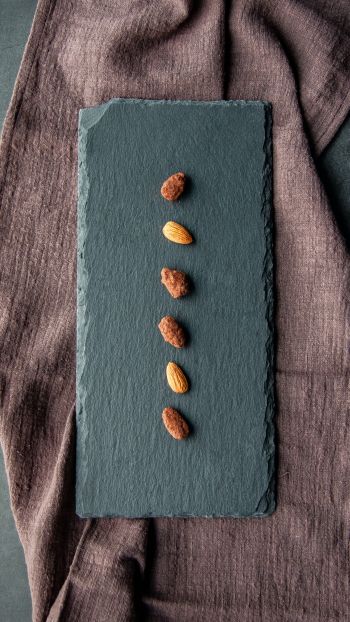 nuts, almond, minimal, aesthetics Wallpaper 1440x2560