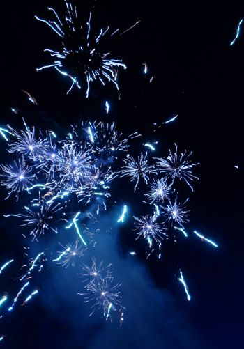 fireworks, spark, lights, in the sky Wallpaper 1668x2388