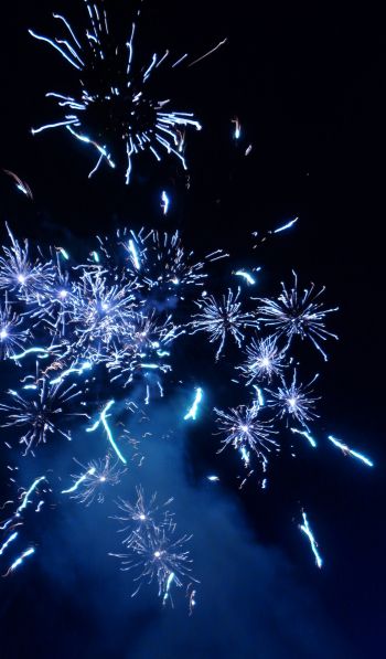 fireworks, spark, lights, in the sky Wallpaper 600x1024