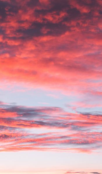 sky, sunset, clouds, dreams, summer, inspiration Wallpaper 600x1024