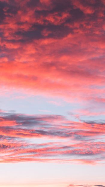 sky, sunset, clouds, dreams, summer, inspiration Wallpaper 640x1136