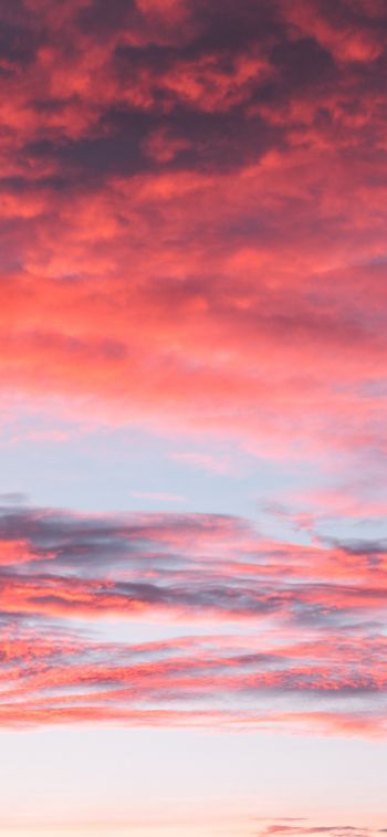 sky, sunset, clouds, dreams, summer, inspiration Wallpaper 1284x2778