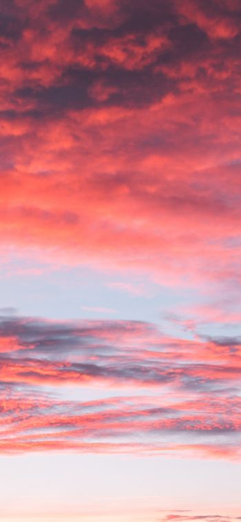 sky, sunset, clouds, dreams, summer, inspiration Wallpaper 1080x2340