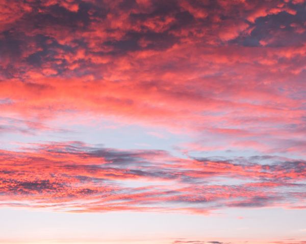 sky, sunset, clouds, dreams, summer, inspiration Wallpaper 1280x1024