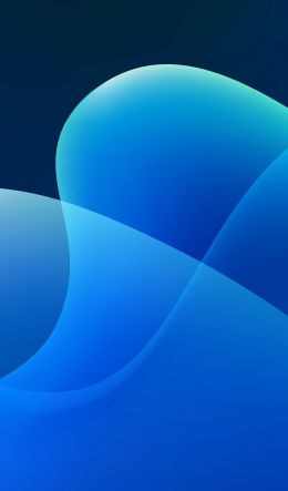 vector graphics, blue waves, abstract waves, lines Wallpaper 600x1024