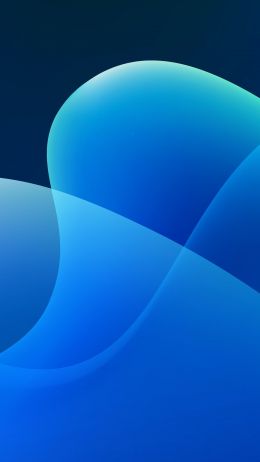vector graphics, blue waves, abstract waves, lines Wallpaper 1440x2560
