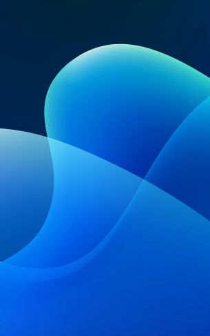 vector graphics, blue waves, abstract waves, lines Wallpaper 1752x2800