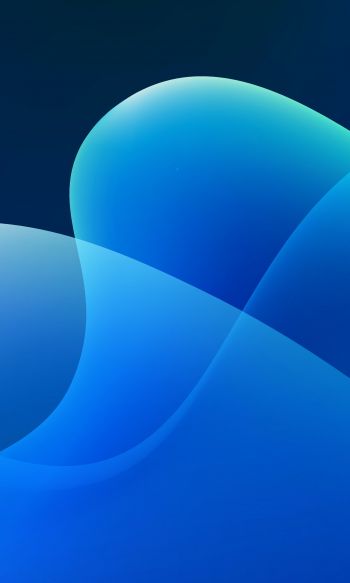 vector graphics, blue waves, abstract waves, lines Wallpaper 1200x2000