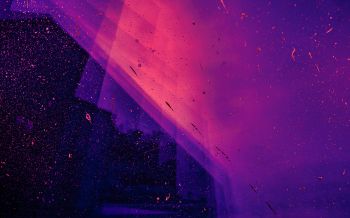 paint, splash, wall, abstraction, neon, pink, purple Wallpaper 2560x1600