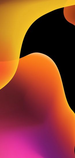 elements, gradient, waves, graphics, vector image Wallpaper 720x1520