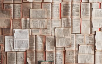 books, wall, page, text, book wall Wallpaper 2560x1600