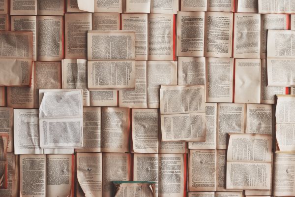 books, wall, page, text, book wall Wallpaper 5472x3648