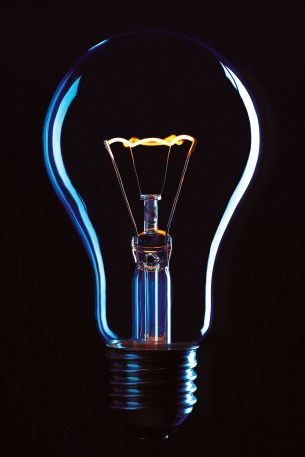 idea, light bulb, glass, world Wallpaper 2756x4134