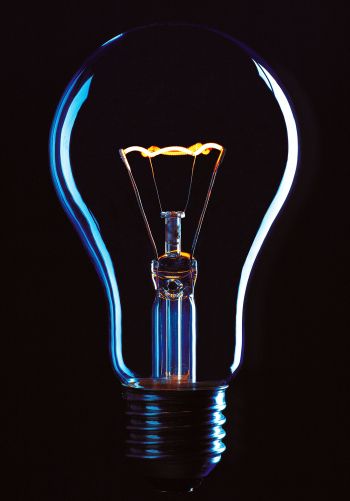 idea, light bulb, glass, world Wallpaper 1668x2388