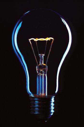 idea, light bulb, glass, world Wallpaper 640x960