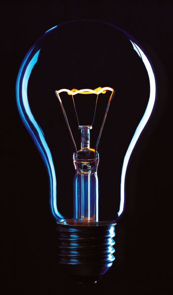 idea, light bulb, glass, world Wallpaper 600x1024