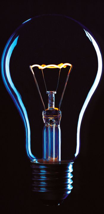 idea, light bulb, glass, world Wallpaper 1440x2960
