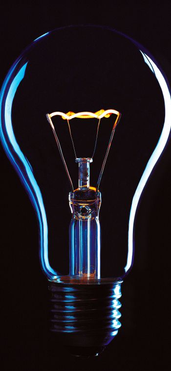 idea, light bulb, glass, world Wallpaper 828x1792