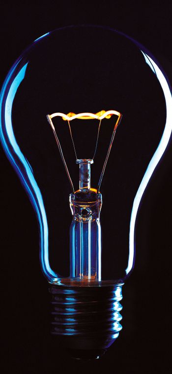 idea, light bulb, glass, world Wallpaper 1080x2340
