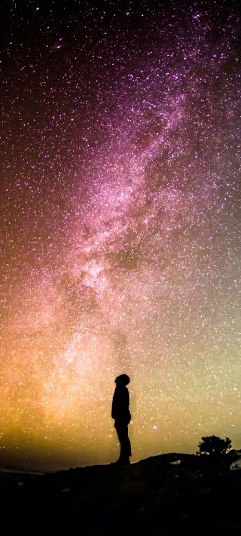 space, stars, starry sky, sky, night sky Wallpaper 720x1600