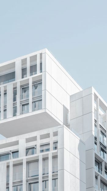house, cu, city, cityscape, minimalism Wallpaper 640x1136