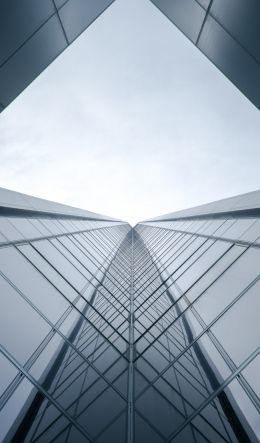 up, minimalism, height, skyscraper, perfectionism Wallpaper 600x1024