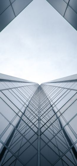 up, minimalism, height, skyscraper, perfectionism Wallpaper 828x1792